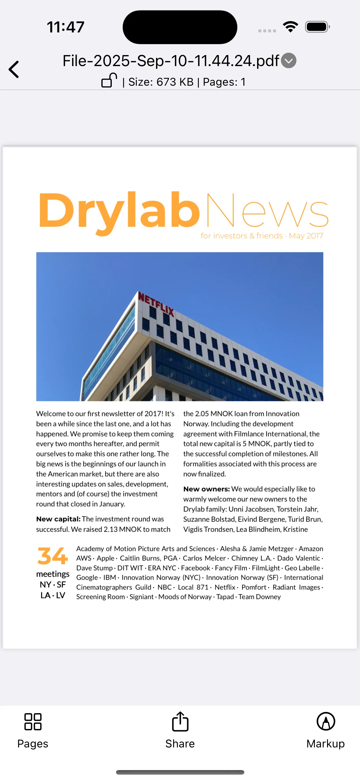 Files feature screenshot of PDFAPP